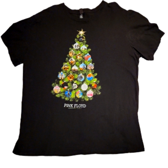 PINK FLOYD Christmas Tree T-Shirt Mens 2XL UNIQUE UNISEX - Picture 3 of 11